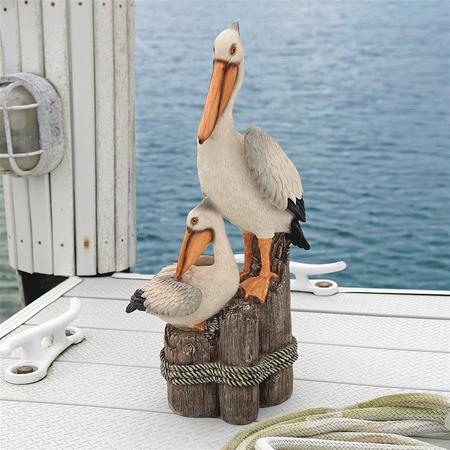 DESIGN TOSCANO Ocean's Perch Pelican Statue QL56458
